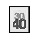 Wooden Photo Frame "Eva" Black, 30x40 cm Black