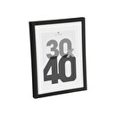 Wooden Photo Frame "Eva" Black, 30x40 cm Black