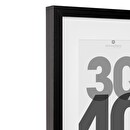 Wooden Photo Frame "Eva" Black, 30x40 cm Black