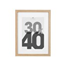 Wooden Photo Frame "Eva" 30x40 cm Natural wood