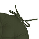 Round chair cushion Khaki green, D.38 cm Khaki green