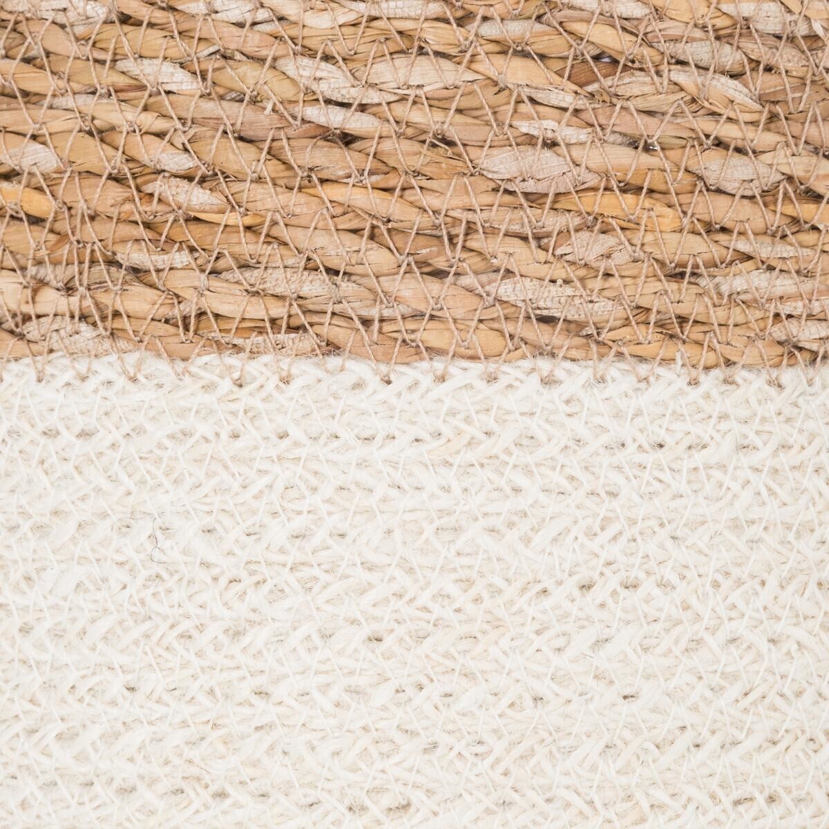 Set of 4 jute baskets White Model 1
