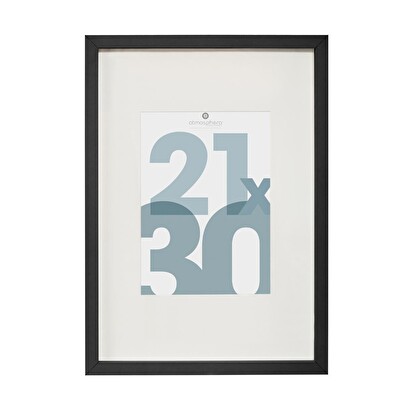 Photo frame "manu" black, 21x30 cm