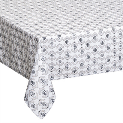Stain-resistant tablecloth "hindi" gray, 140x240 cm