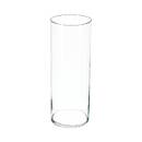 Cylinder vase, glass H.40 cm Transparent