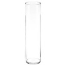 Cylinder vase, glass H.60 cm Transparent