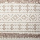 Tufted Cushion Cover "Etnik" Beige, 40x40 cm Beige