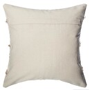 Tufted Cushion Cover "Etnik" Beige, 40x40 cm Beige
