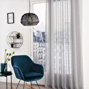 "Louis" Sheer Curtain Gray, 140x240 cm Grey