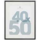 Photo frame "Manu" black, 40x50 cm Black