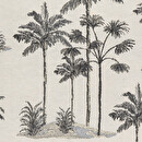 Cushion Cover "Palm" Black and white, 40x40 cm Black and white