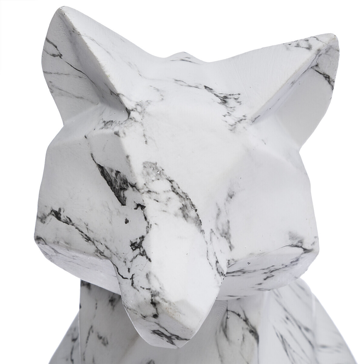 Fox figurine White, D.25 cm White