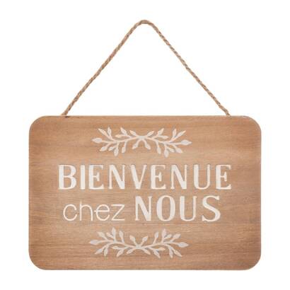 Wooden door sign "krystel" 25x17 cm