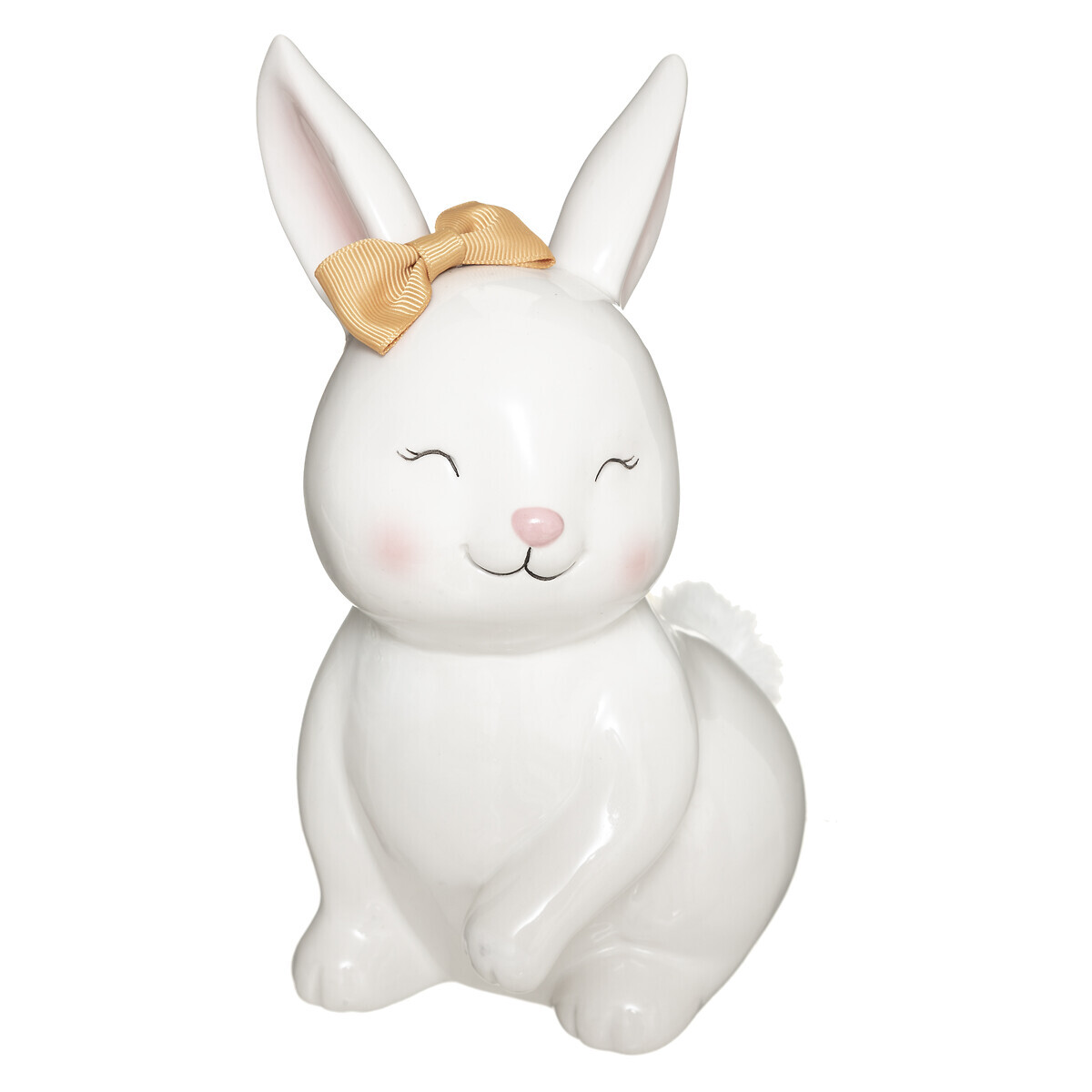 Children's Money Box "Rabbit" White, H.22 cm White