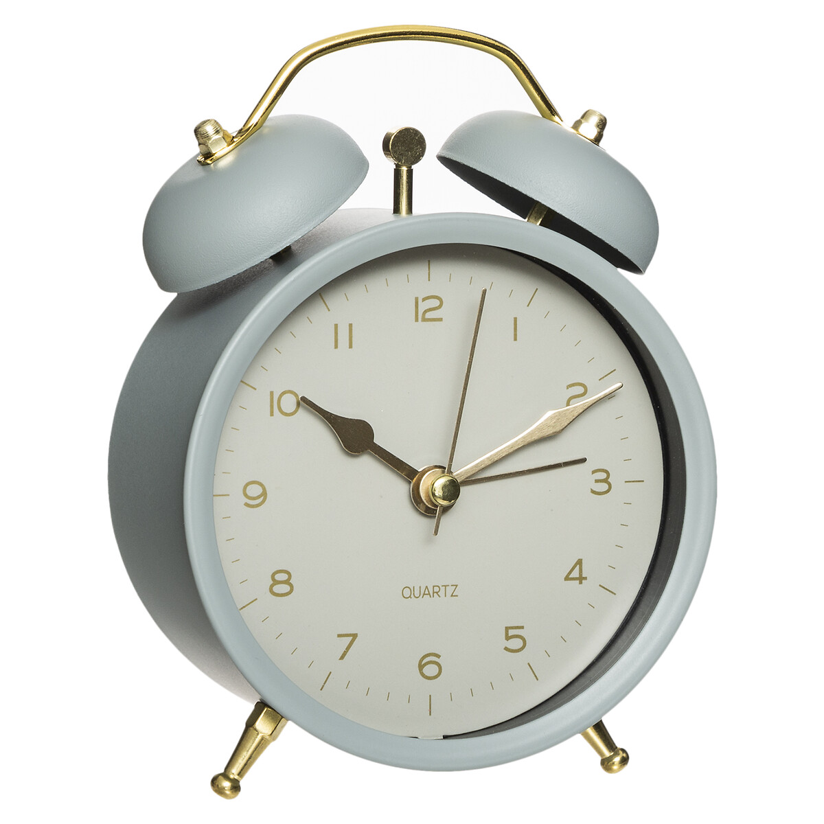 Metal Alarm Clock "Gaston" 9.7x13.5 cm Black
