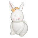 Children's Money Box "Rabbit" White, H.22 cm White
