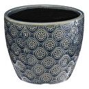 Pot, ceramic D.14 cm Blue