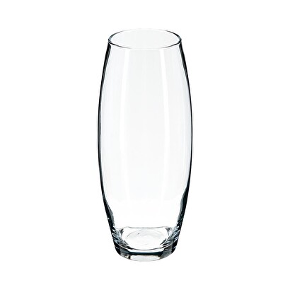 Bulbous vase, "flora", glass h.26 cm