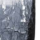 Cylinder vase, crackled glass H.20 cm Green