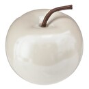 Decorative apple, ceramic H.10 cm Black