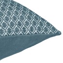Cushion with Otto patterns Teal blue, 30x50 cm Duck blue