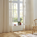 "Sab" Sheer Curtain Beige, 140x240 cm Beige