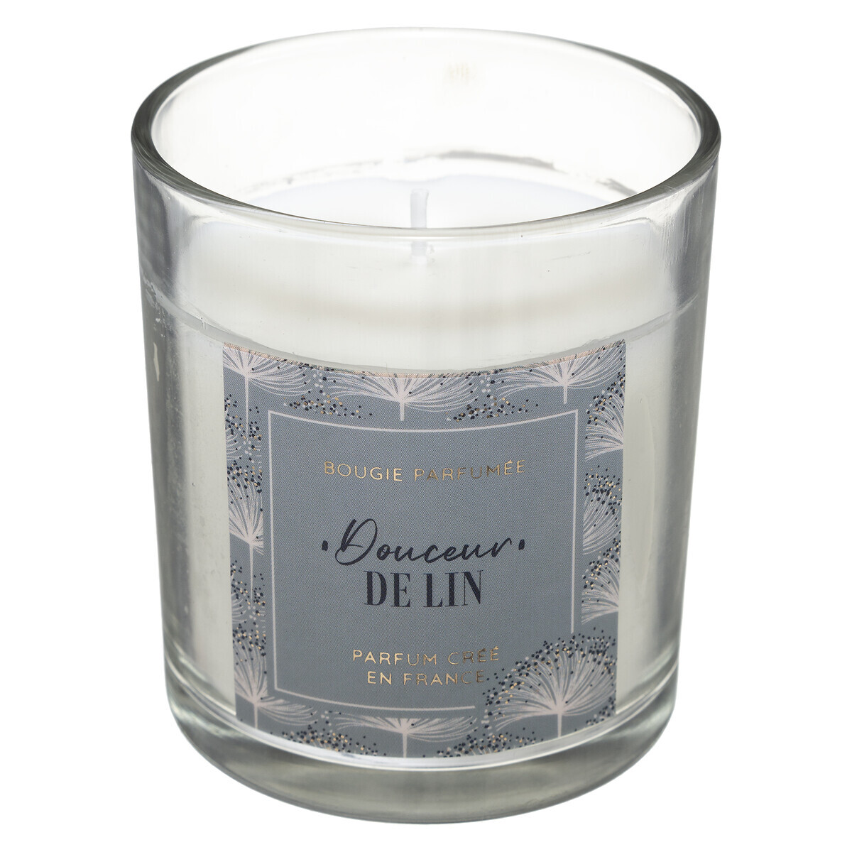 Scented Candle "Loli" Softness of linen, 130g Soft linen
