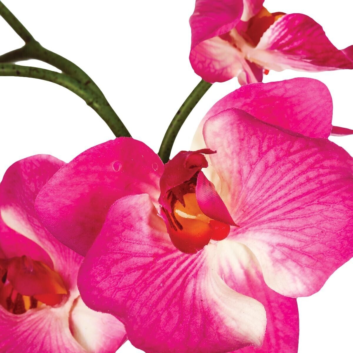 Artificial Orchid Arrangement Ceramic vase, H.46 cm Pink