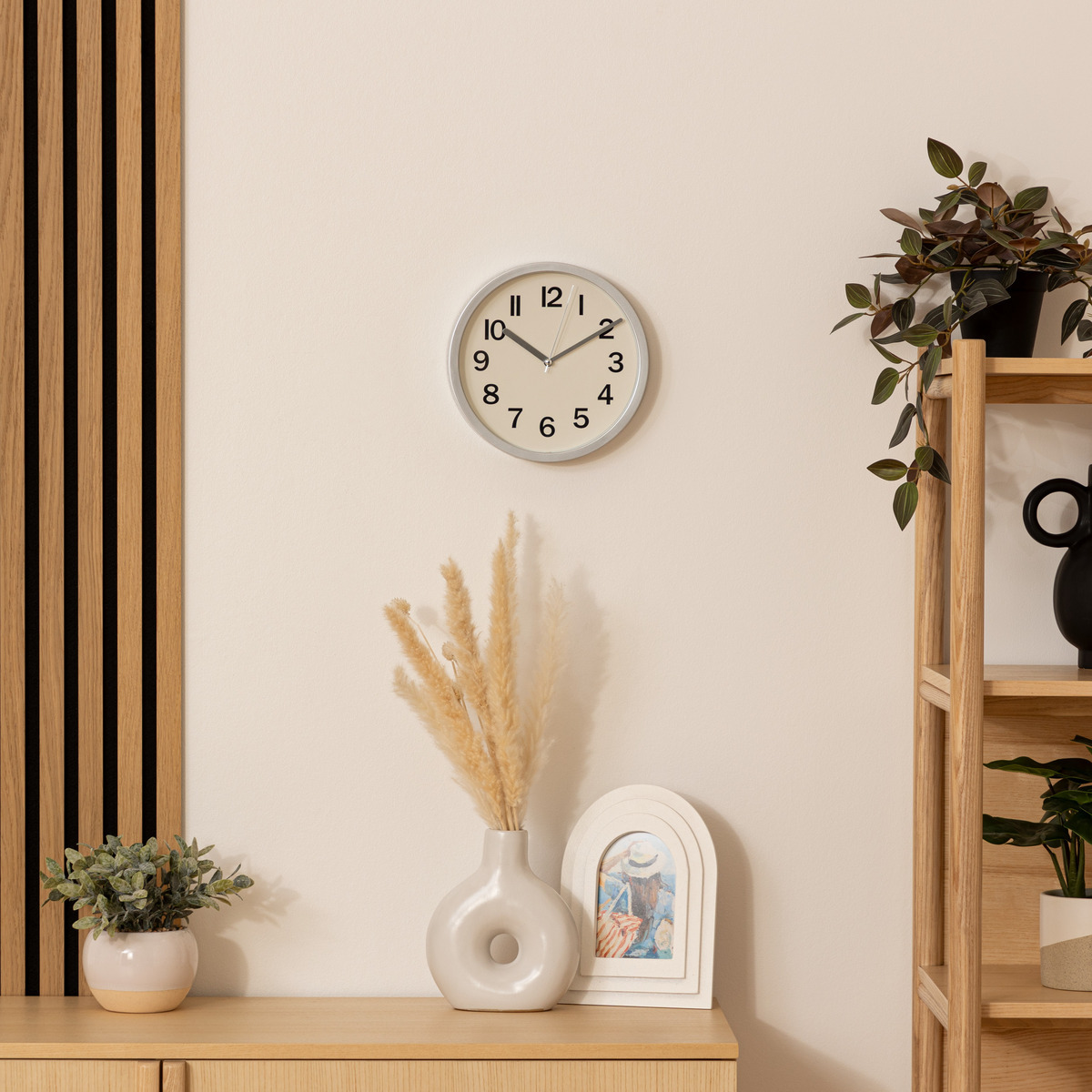 Clock "Loly" D.22 cm Black