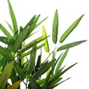 Artificial Bamboo Ceramic pot, H.26 cm Black
