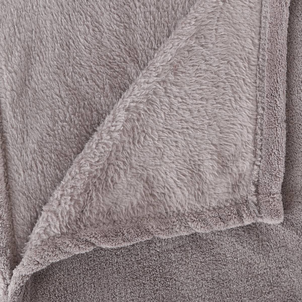 Microfiber Throw Gray, 180x230 cm Grey