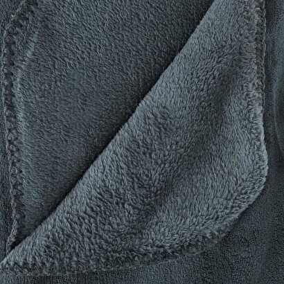 Microfiber throw blue, 180x230 cm