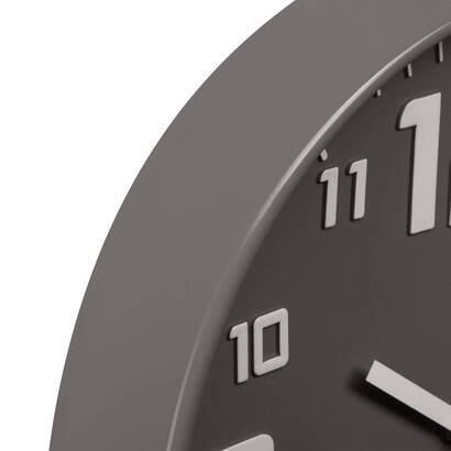 Clock "elian" gray, d.30 cm