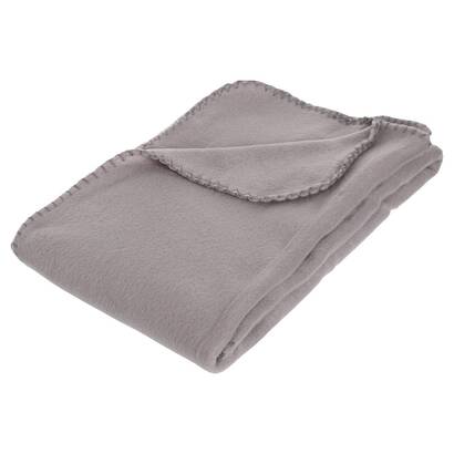 Fleece blanket mouse grey, 125x150 cm
