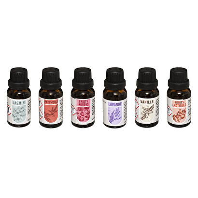 Set of 6 fragrance oils 15ml
