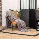 Microfiber Throw Gray, 180x230 cm Grey