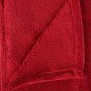Microfiber Throw Red, 180x230 cm Red