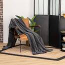 Microfiber Throw Slate grey, 180x230 cm Slate grey