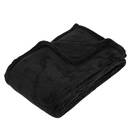 Microfiber Throw Black, 125x150 cm Black