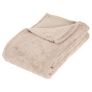 Microfiber Throw Beige, 130x180 cm Beige