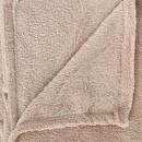 Microfiber Throw Beige, 130x180 cm Beige