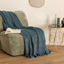Microfiber Throw Storm Blue, 130x180 cm Storm blue