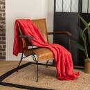 Flannel throw Red, 130x180 cm Red