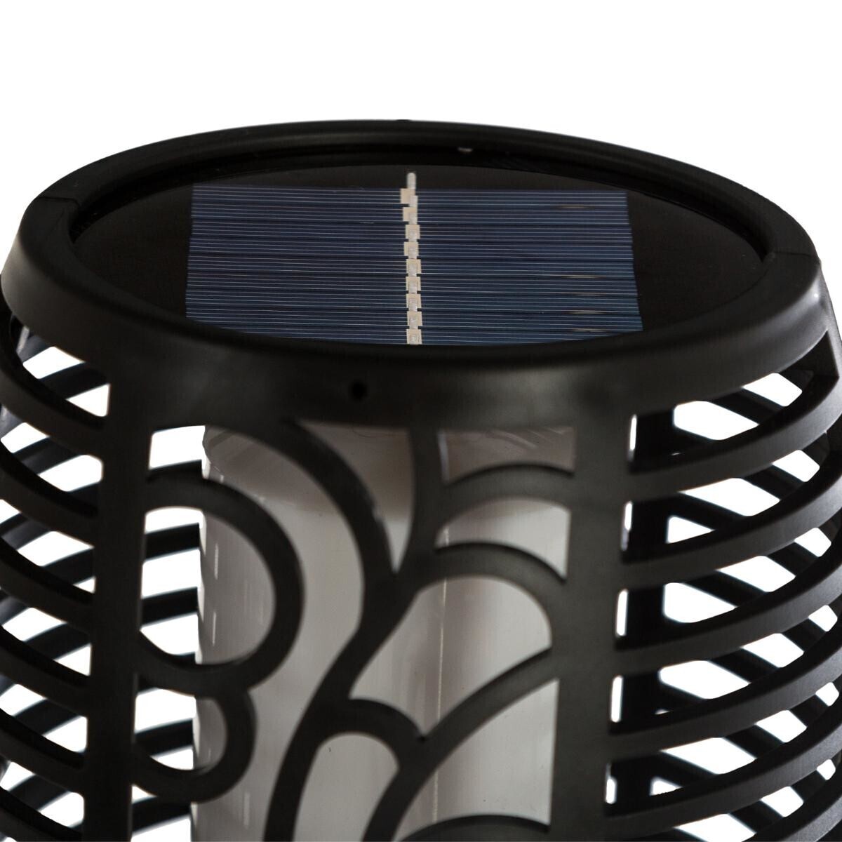 Solar Torch "Lita" Black, H.78 cm Black