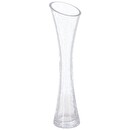 Soliflore, crackled glass H.30 cm Transparent