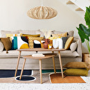 "Mileo" Nesting Tables Pine, L.88/98 cm Natural wood