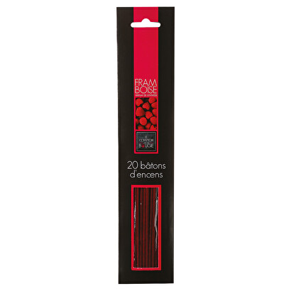 Set of 20 incense sticks raspberry, h.25 cm