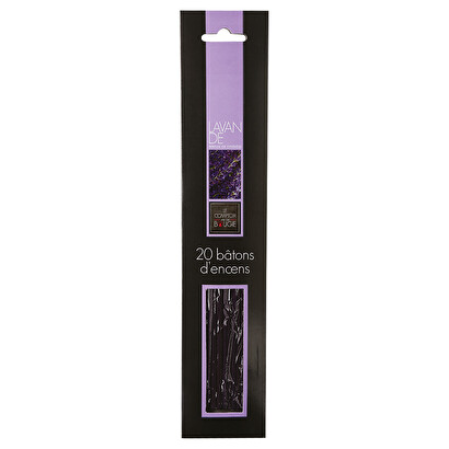 Set of 20 incense sticks lavender, h.25 cm