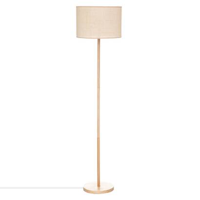 Floor lamp "della" pine, h.149 cm