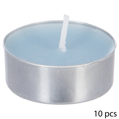 Set of 10 scented candles tiare flower, 150g